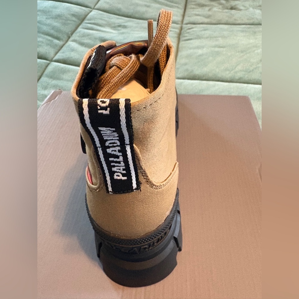 Palladium Olive Hightop Boots - Picture 5 of 6
